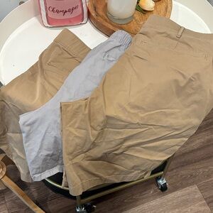 Abercrombie & Fitch Tan and Gray Chinos